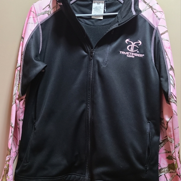 true timber Tops - 🤩Camo zip-up jacket Med